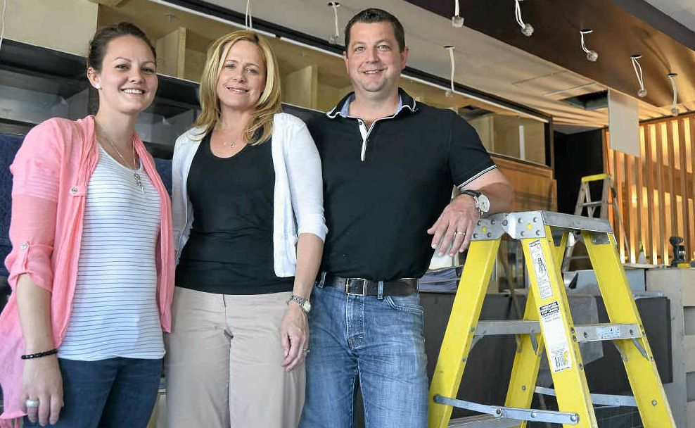 Warwick Coffee Club is almost ready to open its doors. Store manager Lauren Jays and franchisees Lyndal and Peter Cook stand in the entrance area of the store. Warwick Coffee Club is almost ready to open its doors. Store manager Lauren Jays and franchisees Lyndal and Peter Cook stand in the entrance area of the store.